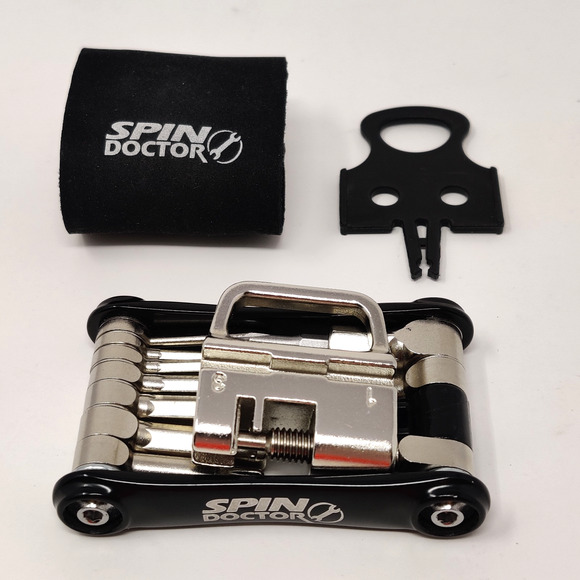 Spin Doctor Rescue 16 Multi-tool Cycling Mountain Road Bike + brake pad spacer - Picture 5 of 15